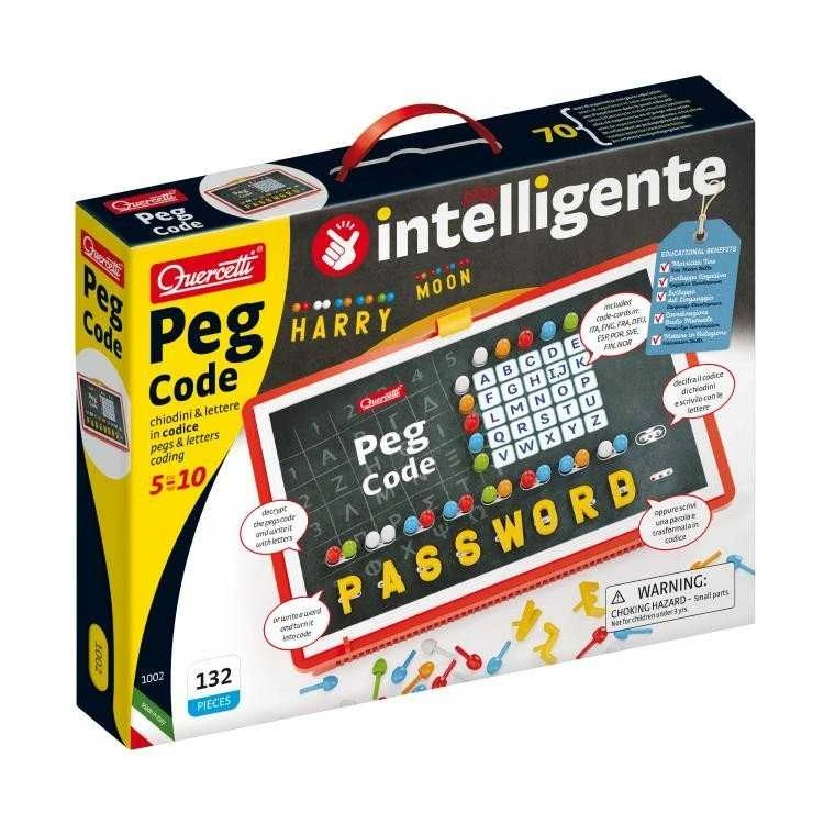Quercetti Reflex (Minirami) Peg Code - Edukacinis Žaislas