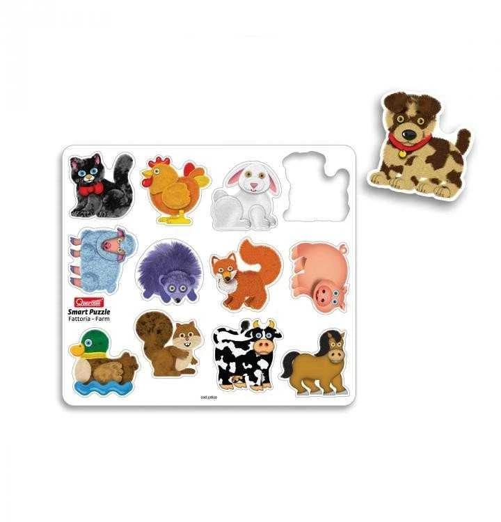 Quercetti Smart Puzzle Magnetico - Edukacinis Žaislas I