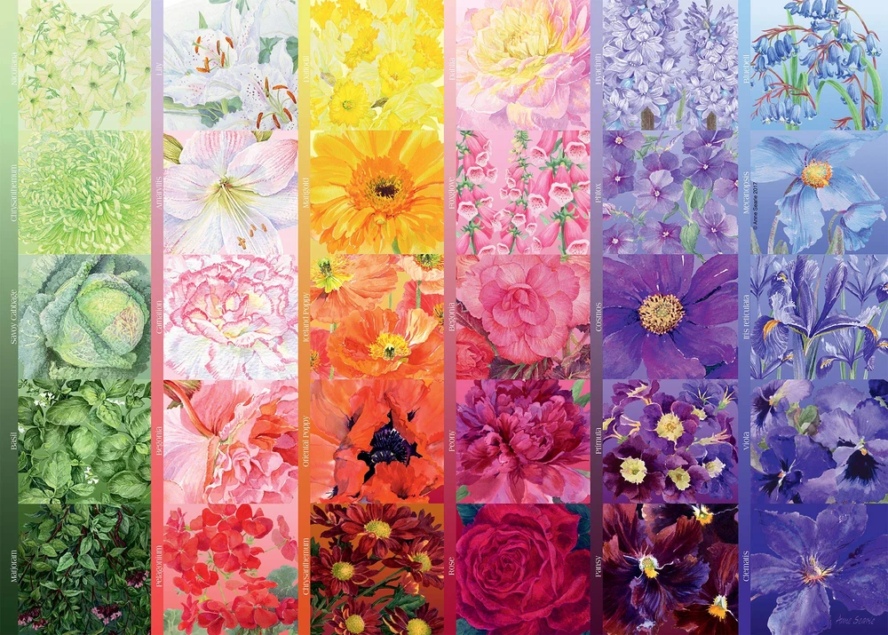 Ravensburger 1000 Puzzle Dėlionė: Gardeners Palette