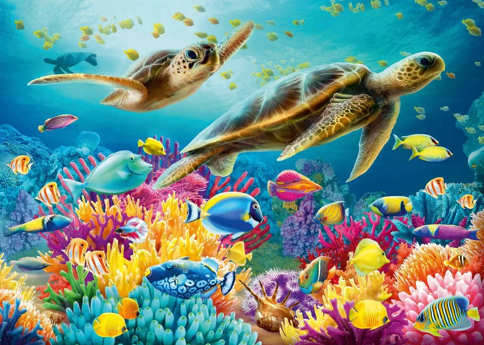 Ravensburger Dėlionė 1000 vnt. - Povandeninis pasaulis