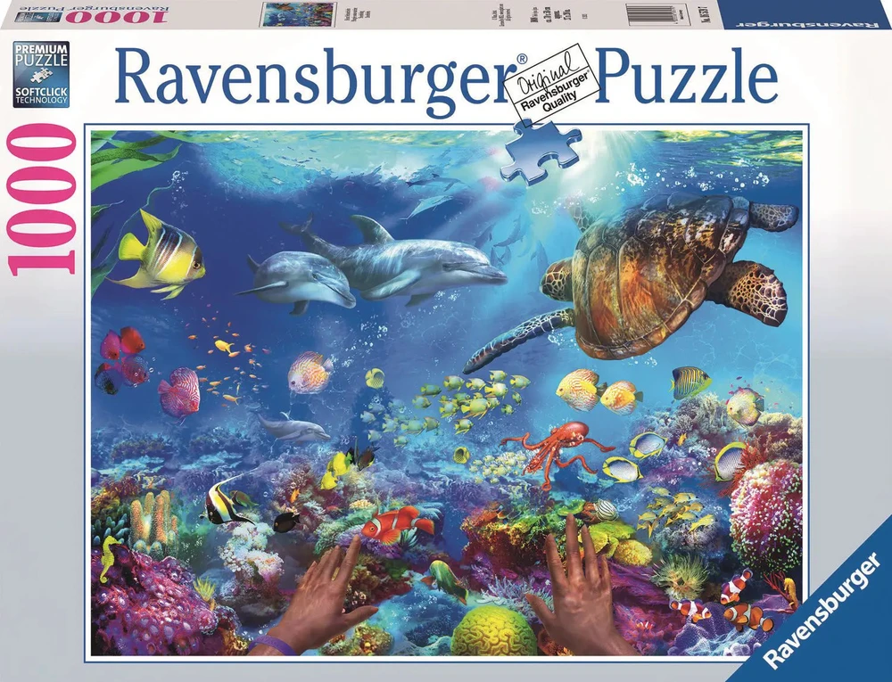 Ravensburger "2D" Dėlionė 1000 vnt. - Po vandeniu