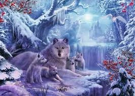Ravensburger 1000 Puzzle Dėlionė: Winter Wolves