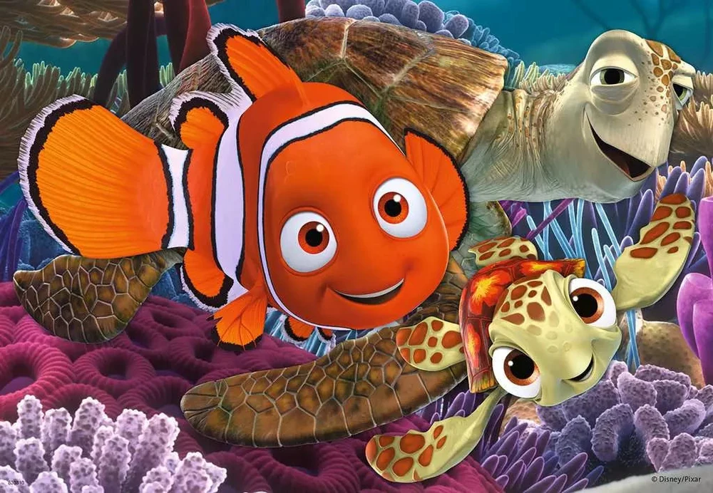 Ravensburger 2 dėlionės „Disney Pixar Žuviukas Nemo“, 2×12 det., nuo 3 m.