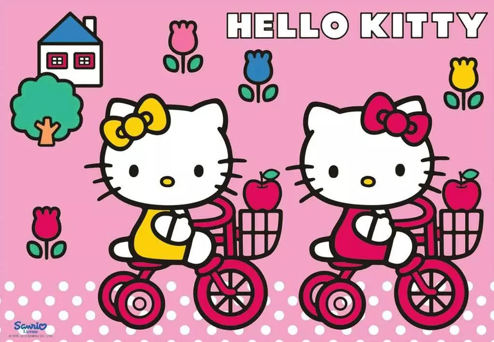 Ravensburger 2 dėlionės „Hello Kitty“, 2×12 det., nuo 3 m.