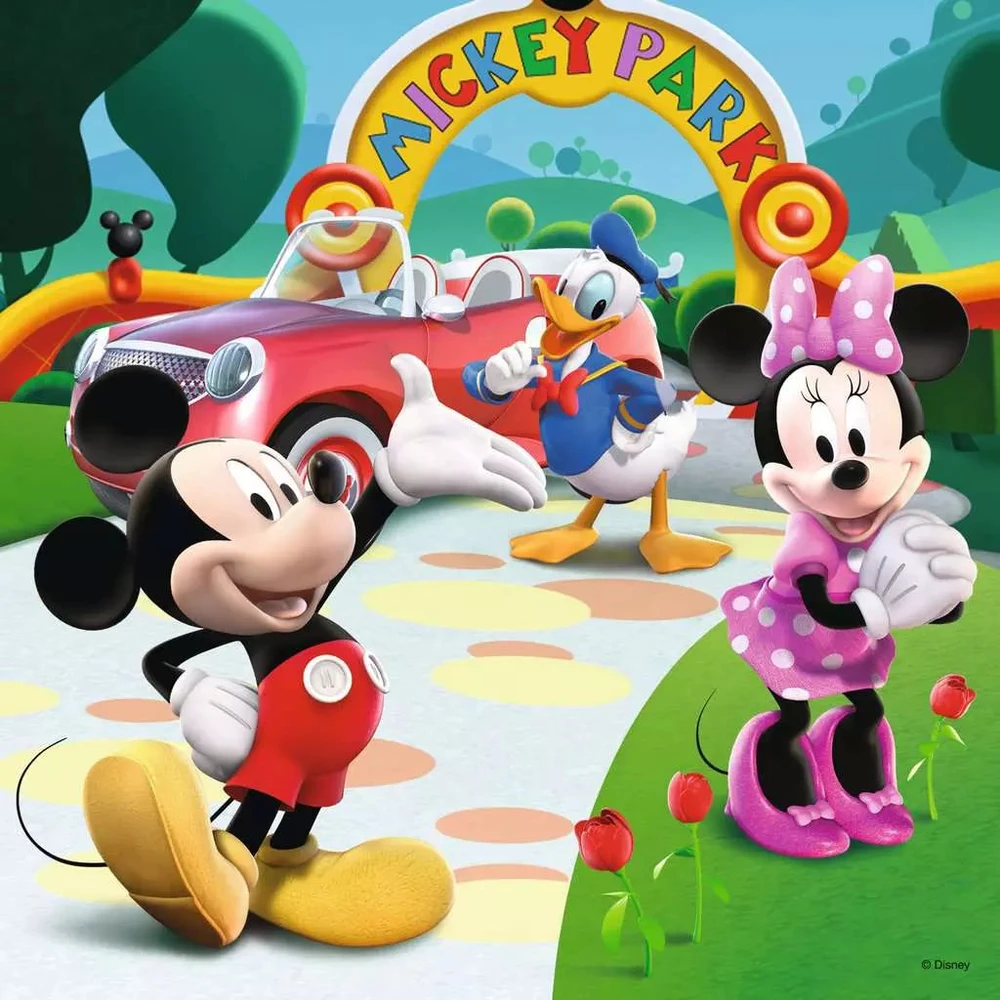 Ravensburger 3 dėlionės „Peliuko Mikio klubas“, 25–49 det., nuo 4 m.