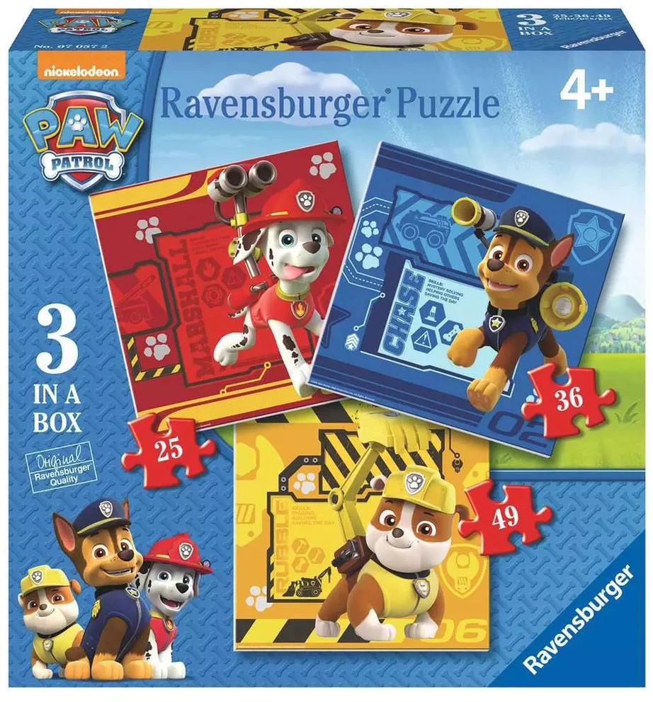 Ravensburger Dėlionė 110 vnt. - Šunyčiai patruliai