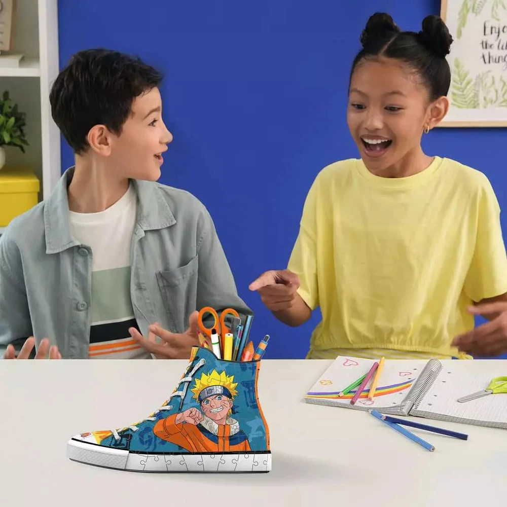Ravensburger 3D dėlionė batas-pieštukinė „Naruto“, 108 det., nuo 8 m.