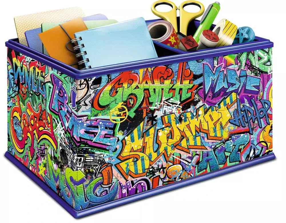 Ravensburger 3D dėlionė dėžė daiktams „Grafitis“, 216 det., nuo 9 m.