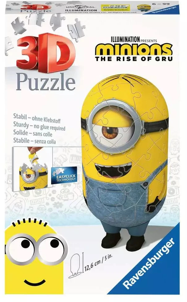 Ravensburger 3D dėlionė-figūrėlė „Pimpačiukas su kombinezonu“, 54 det., nuo 6 m.