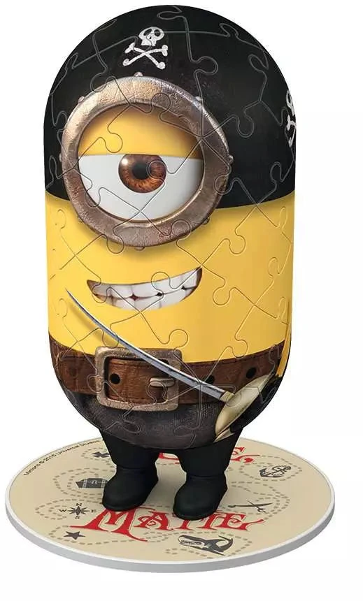 Ravensburger 3D dėlionė-figūrėlė „Pimpačiukas piratas“, 54 det., nuo 7 m.