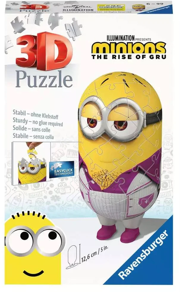 Ravensburger 3D dėlionė-figūrėlė „Pimpačiukas diskotekoje“, 54 det., nuo 6 m.