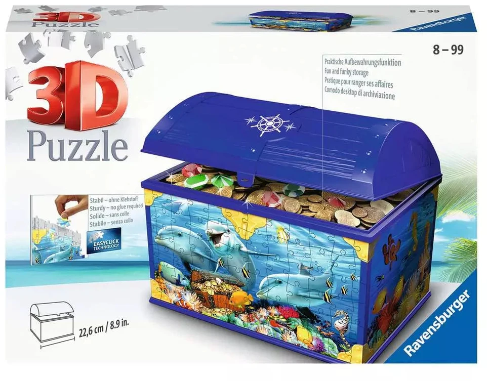 Ravensburger 3D Dėlionė 216 vnt. - Povandeninis pasaulis