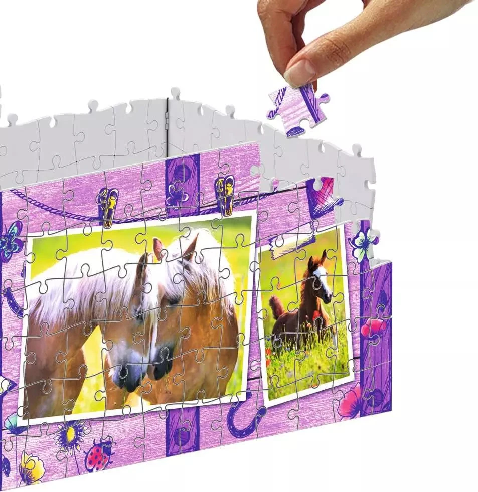 Ravensburger 3D Dėlionė 216 vnt. - Arkliukai: Lobių skrynia