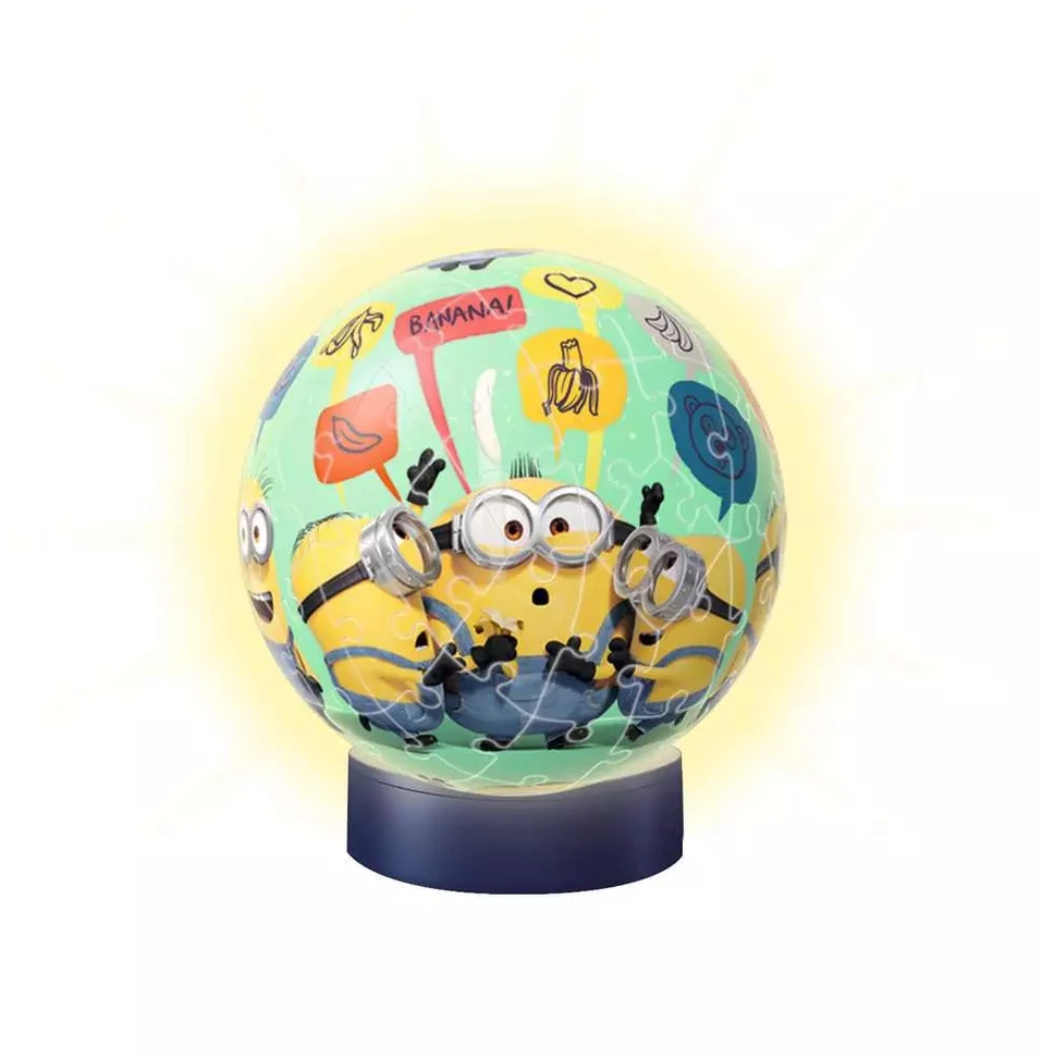 Ravensburger 3D dėlionė-naktinė lempa „Pimpačiukai 2“, 74 det., nuo 6 m.