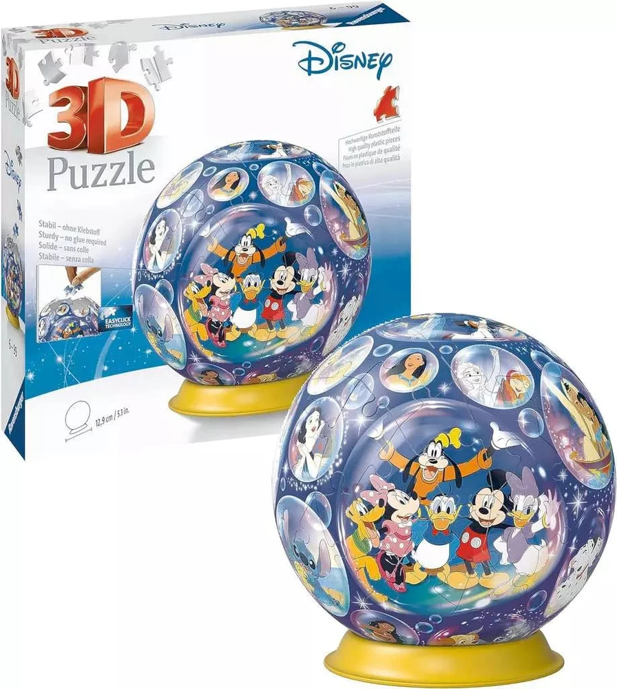 Ravensburger 3D Dėlionė 72 vnt. - Disney kamuolys