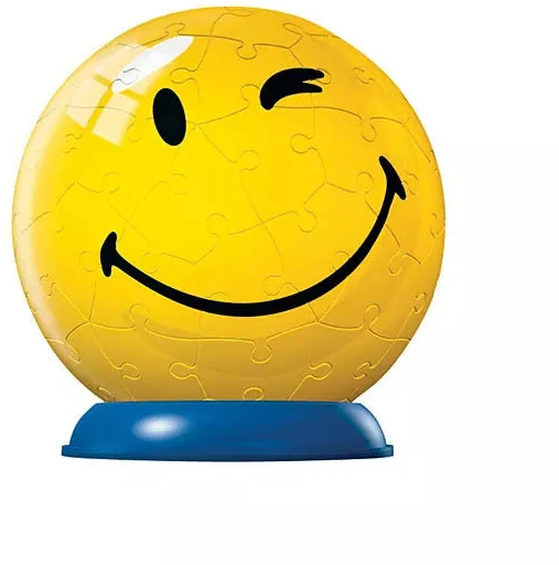Ravensburger 3D dėlionė-rutulys „Smiley šypsenėlė“, 60 det.