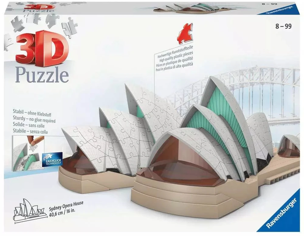 Ravensburger 3D Dėlionė 216 vnt. - Sidnėjaus Opera