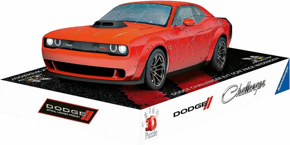 Ravensburger 3D Dėlionė 165 vnt. - Dodge Challenger Scat Pack automobilis