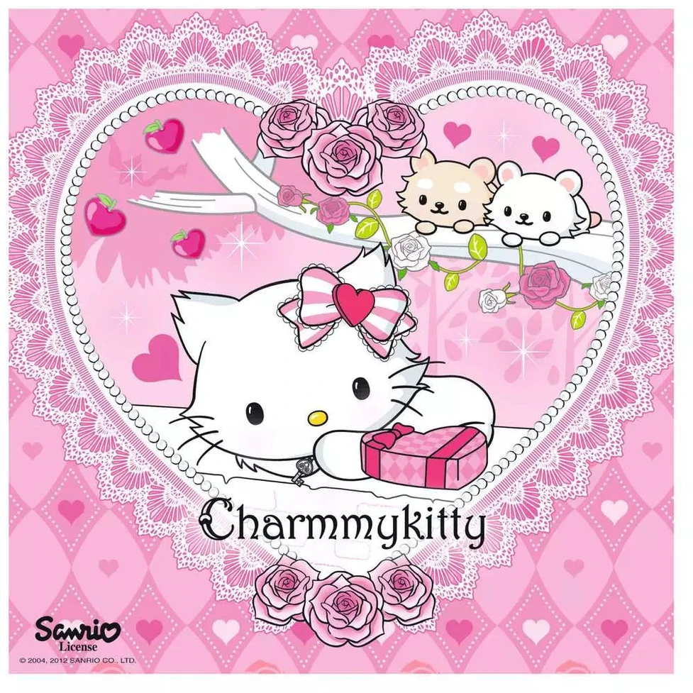 Ravensburger 4 dėlionės lagaminėlyje „Charmmy Kitty“, 25–36 det., nuo 4 m.