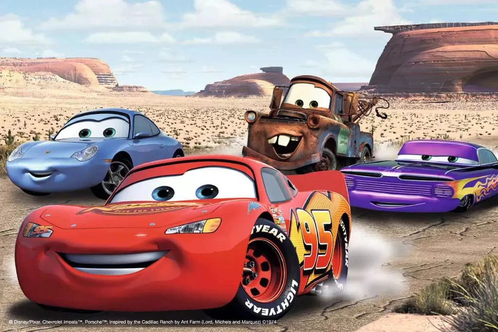 Ravensburger 5 dėlionės „Disney Pixar Ratai“, nuo 4 m.