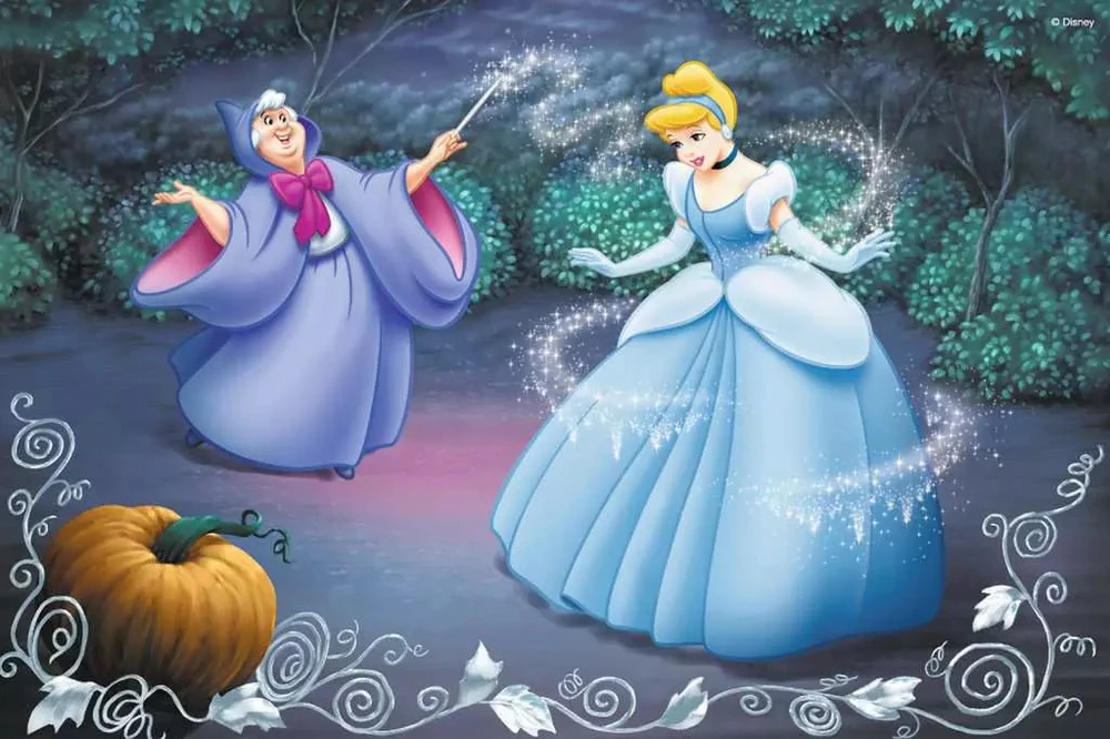Ravensburger 6 dėlionės „Disney princesės“, 15–25 det., nuo 4 m.
