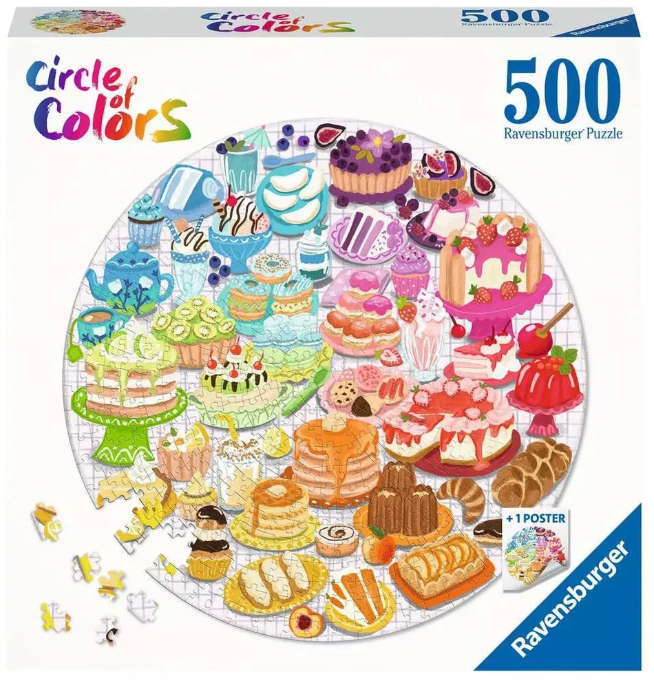Ravensburger Dėlionė 500 vnt. - Desertai
