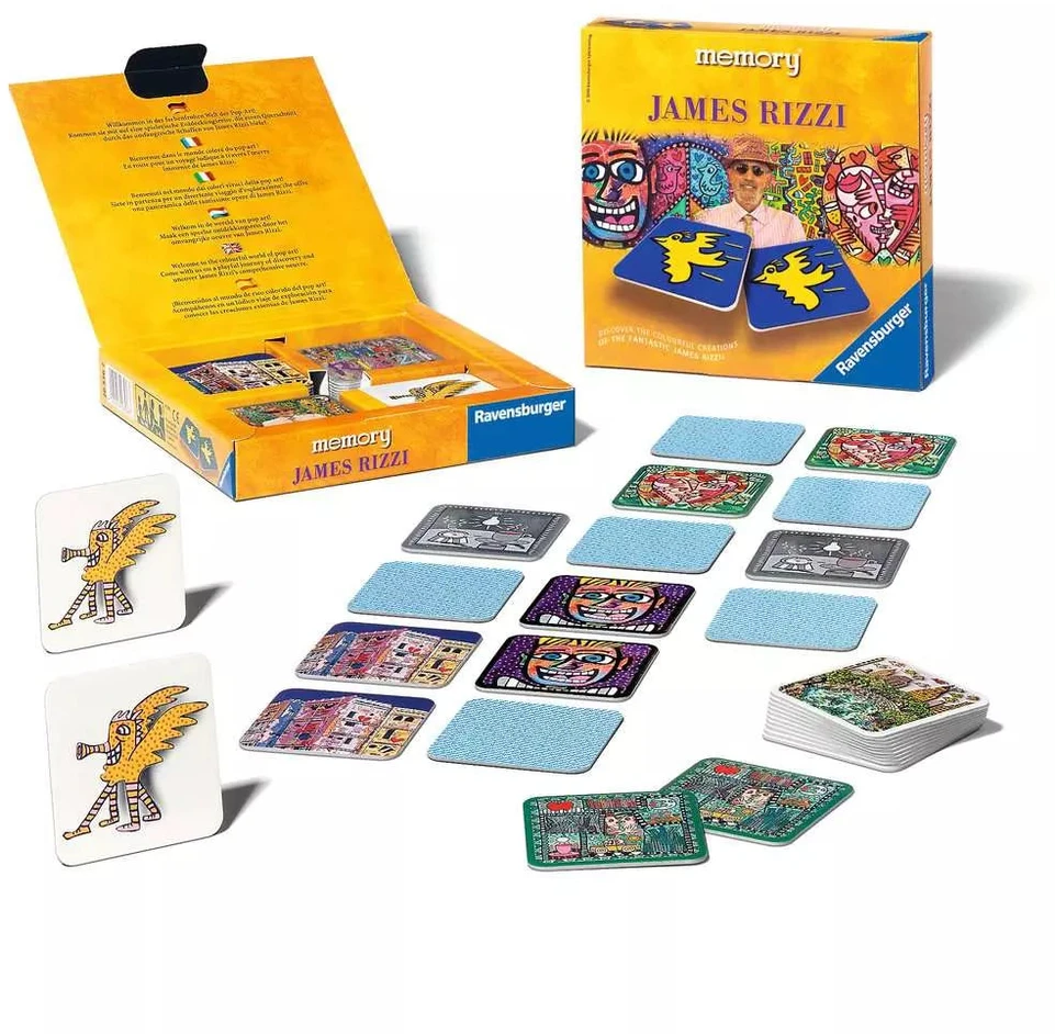 Ravensburger atminties žaidimas „James Rizzi memory®“, 2–8 žaid., nuo 8 m.
