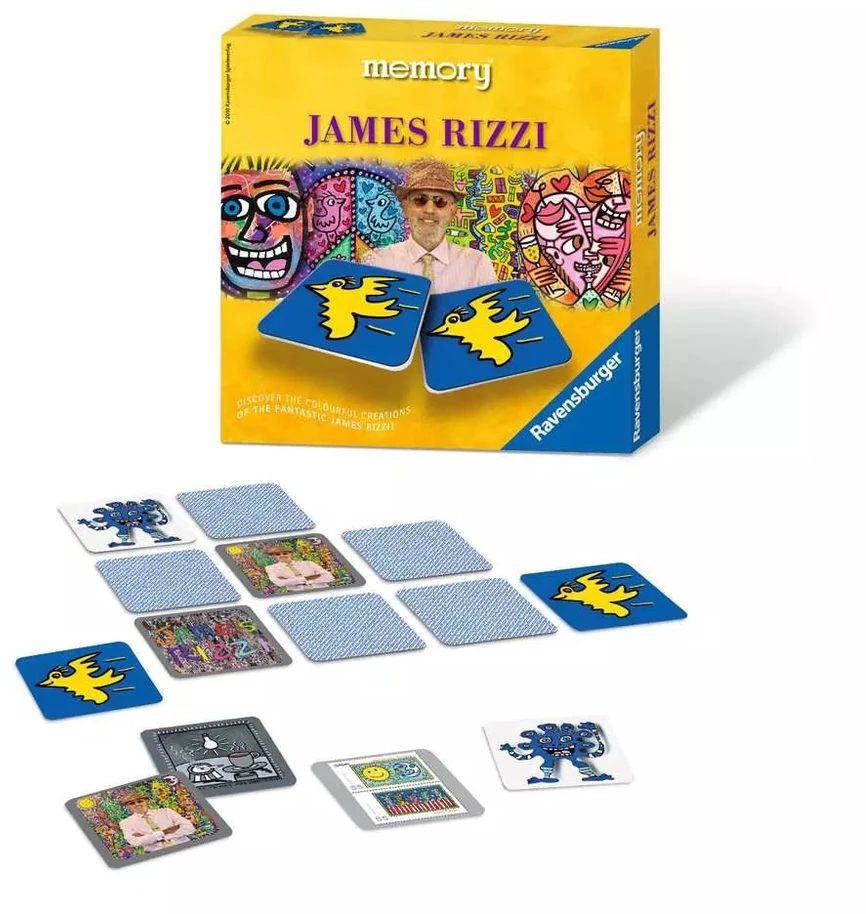Ravensburger atminties žaidimas „James Rizzi memory®“, 2–8 žaid., nuo 8 m.