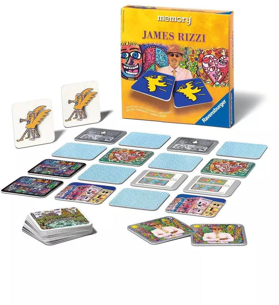 Ravensburger atminties žaidimas „James Rizzi memory®“, 2–8 žaid., nuo 8 m.