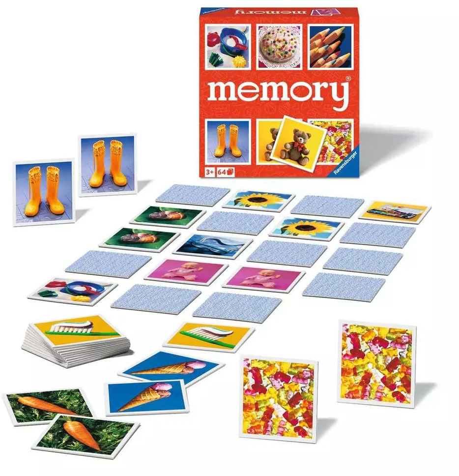 Ravensburger atminties žaidimas „Junior memory®“, 2–8 žaid., nuo 4 m.