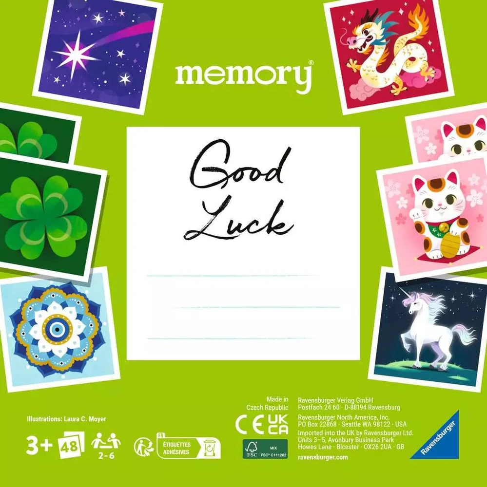 Ravensburger atminties žaidimas „Moments memory® Good Luck“