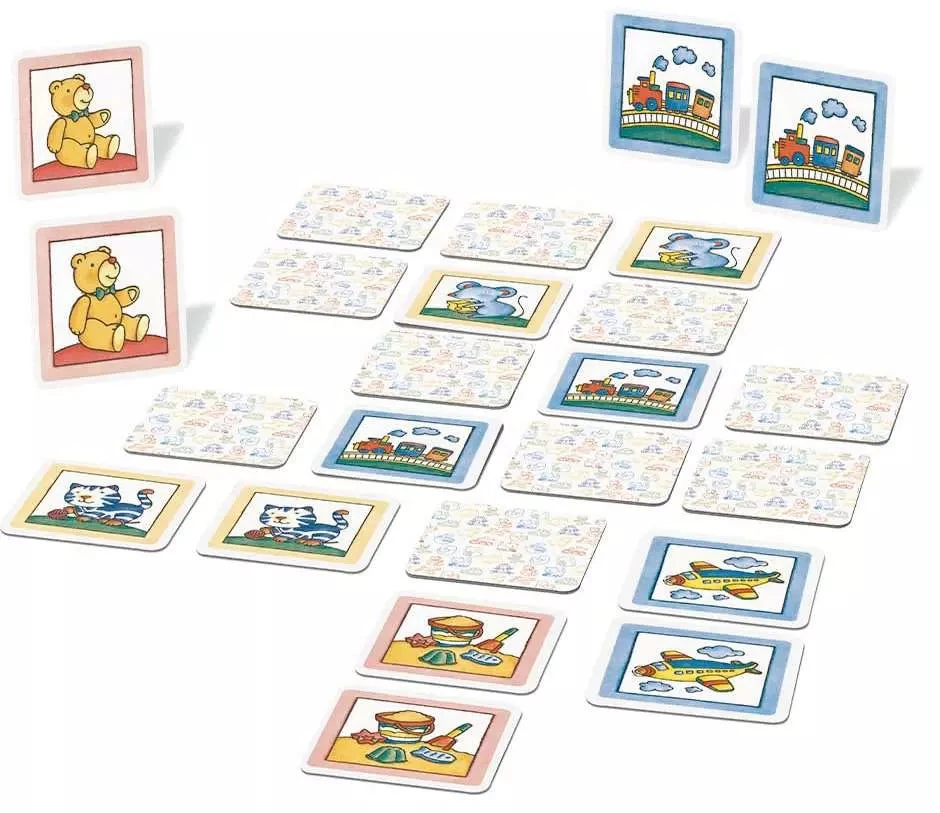 Ravensburger atminties žaidimas „My first memory® Favorite Things“, nuo 2,5 m.