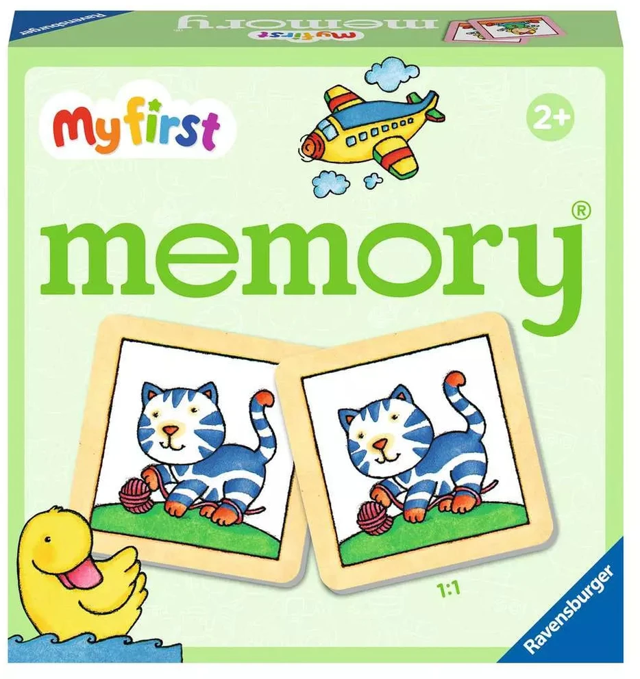 Ravensburger atminties žaidimas „My first memory® Favorite Things“, nuo 2,5 m.