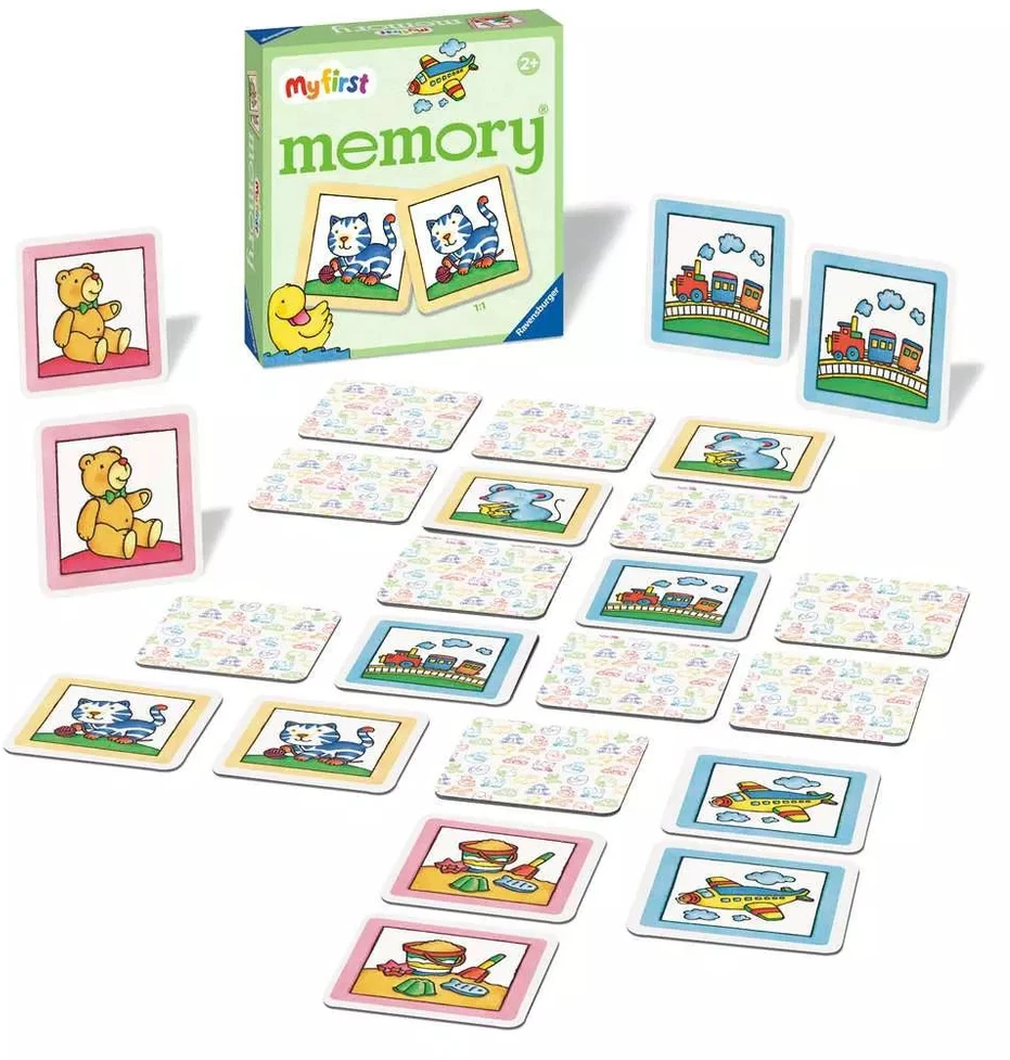 Ravensburger atminties žaidimas „My first memory® Favorite Things“, nuo 2,5 m.