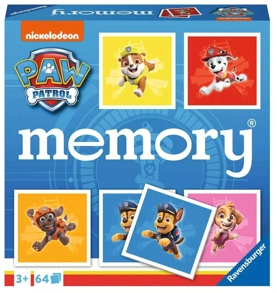 Ravensburger atminties žaidimas „PAW Patrol memory®“, 2–8 žaid., nuo 4 m.