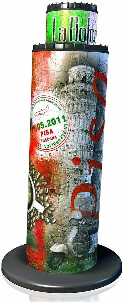 Ravensburger dėlionė "3D Puzzle Flag Edition Tower of Pisa"