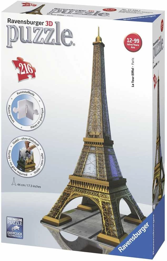 Ravensburger "3D" Dėlionė 216 vnt. - Eifelio bokštas
