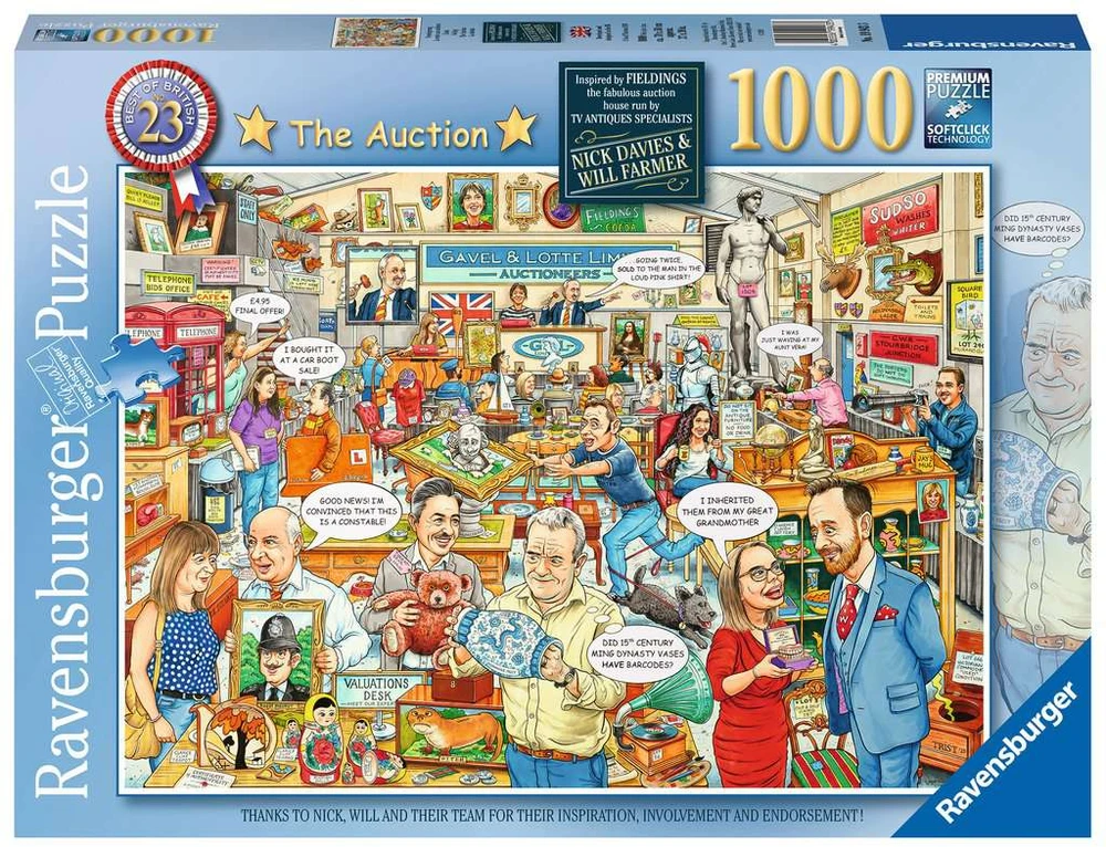 Ravensburger dėlionė „Best of British: Aukcionas“, 1000 det.