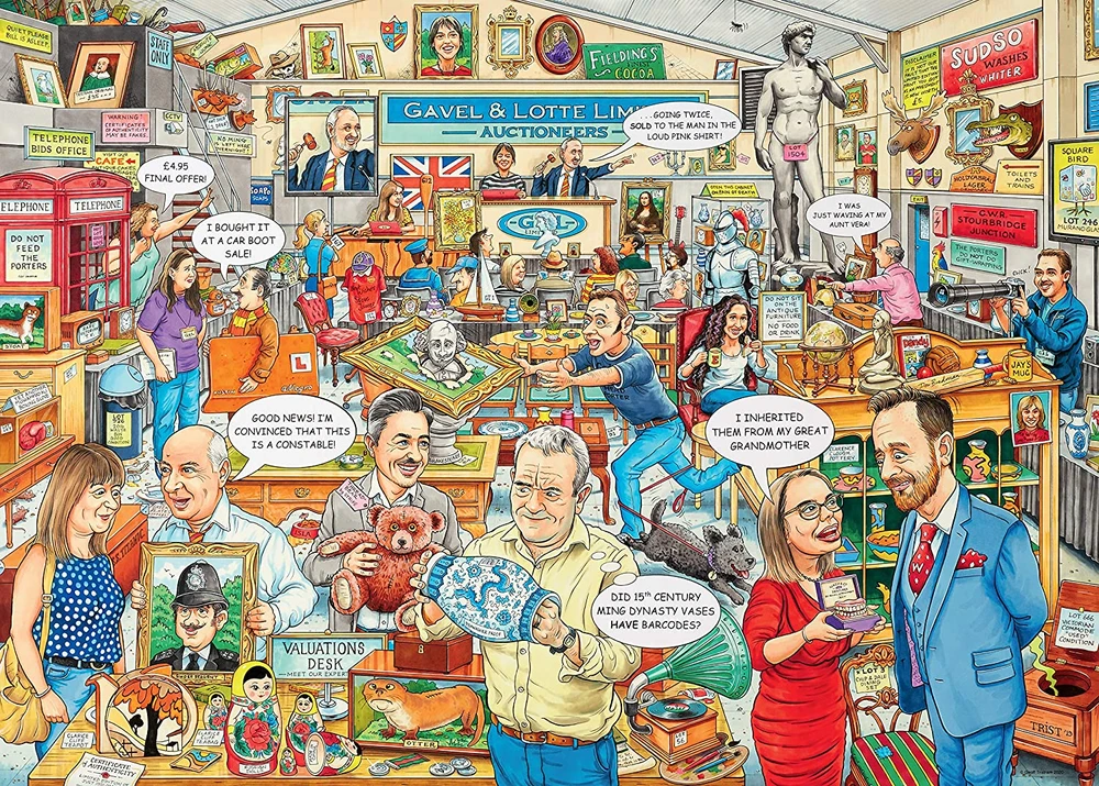 Ravensburger dėlionė „Best of British: Aukcionas“, 1000 det.