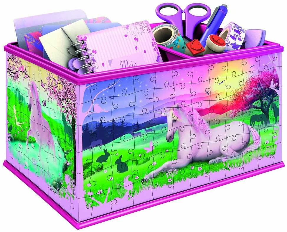 Ravensburger dėlionė/dėžė "3D Puzzle Storage Box" Unicorn