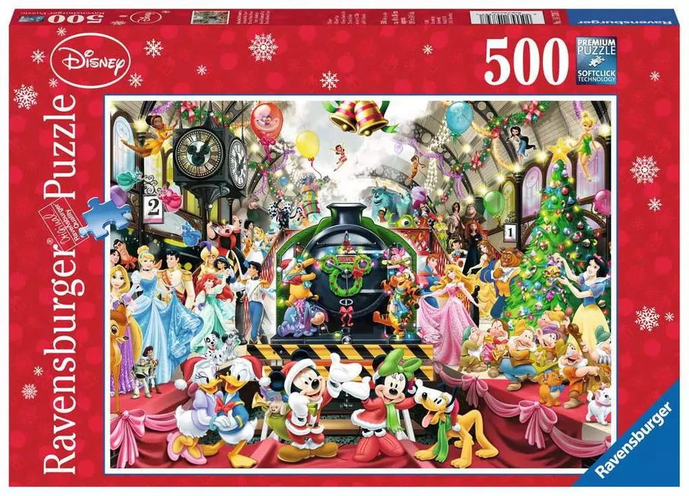 Ravensburger dėlionė „Disney kalėdinis traukinys“, 500 det.