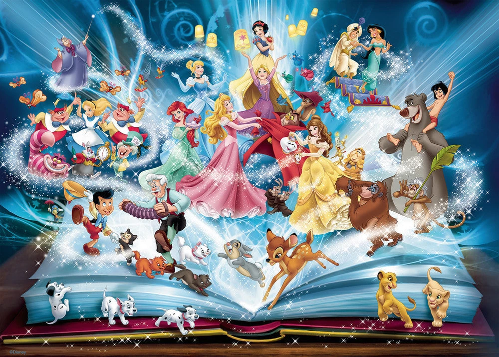Ravensburger Dėlionė 1500 vnt. - „Disney“ pasakų knyga