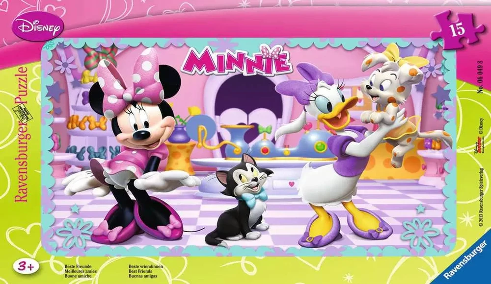 Ravensburger dėlionė „Disney Mini ir Deizė“, 15 det., nuo 3 m.