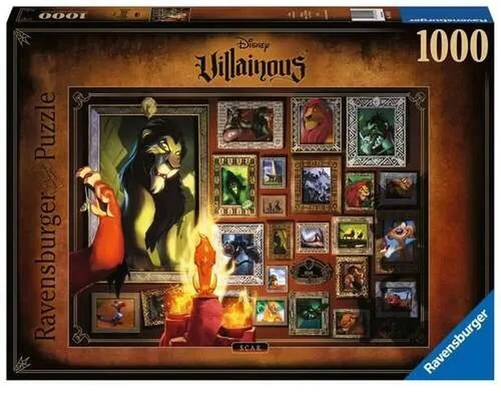 Ravensburger "Villainous" Dėlionė 1000 vnt. - Liūtas karalius (The Lion King)