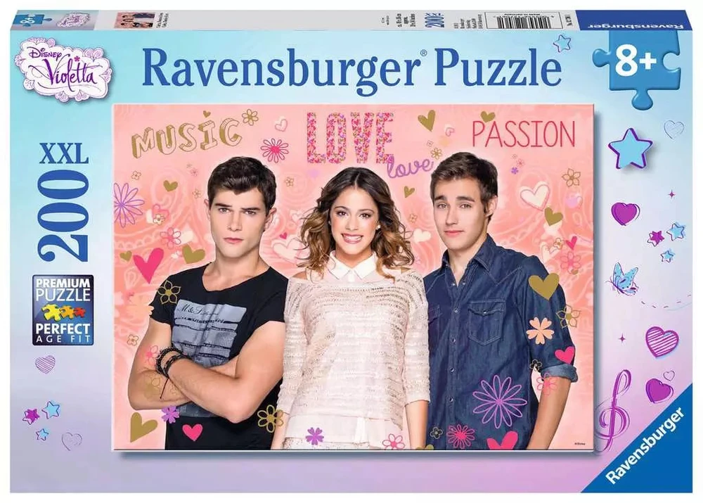Ravensburger dėlionė „Disney Violetta“, 200 XXL det., nuo 8 m.