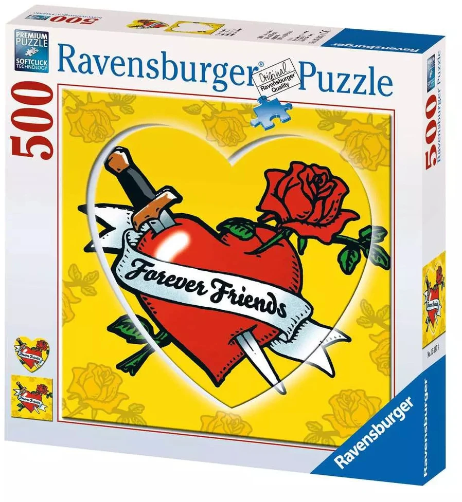 Ravensburger dėlionė „Draugai amžinai“, 500 det.