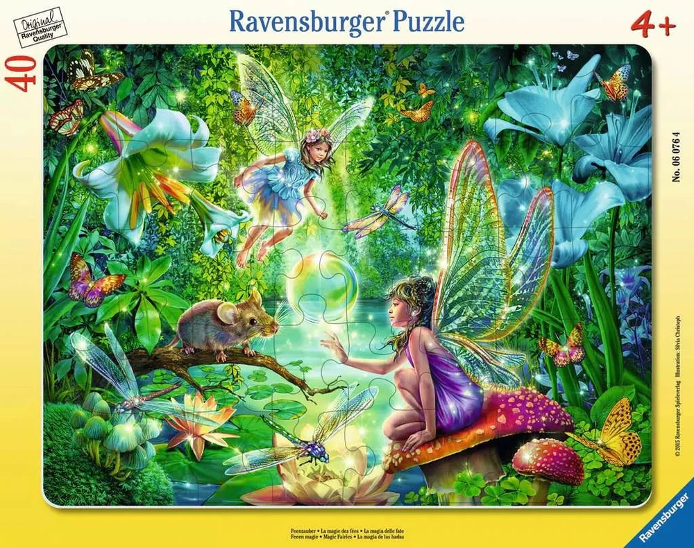Ravensburger dėlionė „Fėjos“, 40 det., nuo 4 m.