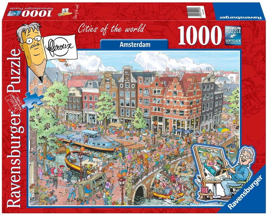 Ravensburger Dėlionė 1000 vnt. - Amsterdamas