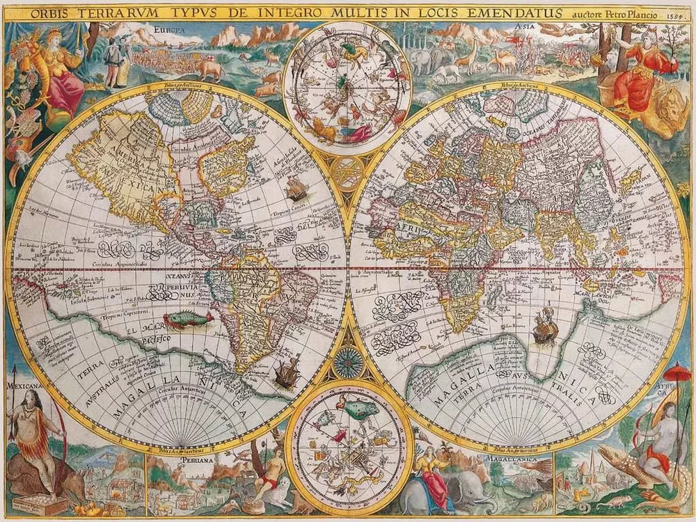 Ravensburger Dėlionė 1500 vnt. - Senovės žemėlapis