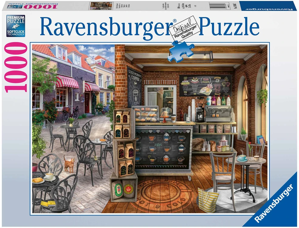 Ravensburger "2D" Dėlionė 1000 vnt. - Miela kavinė